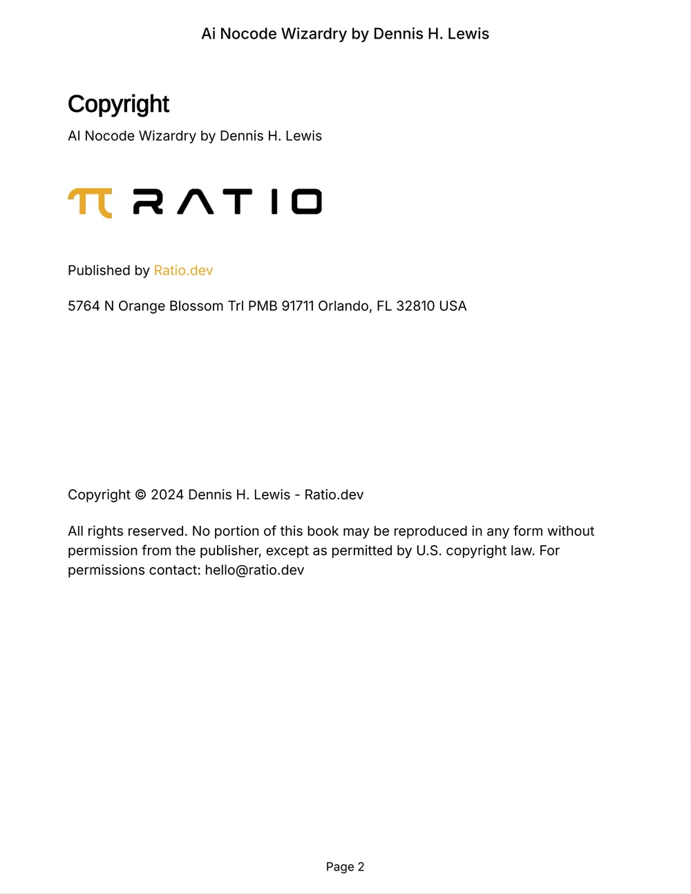AI Nocode Wizardry, page 2
