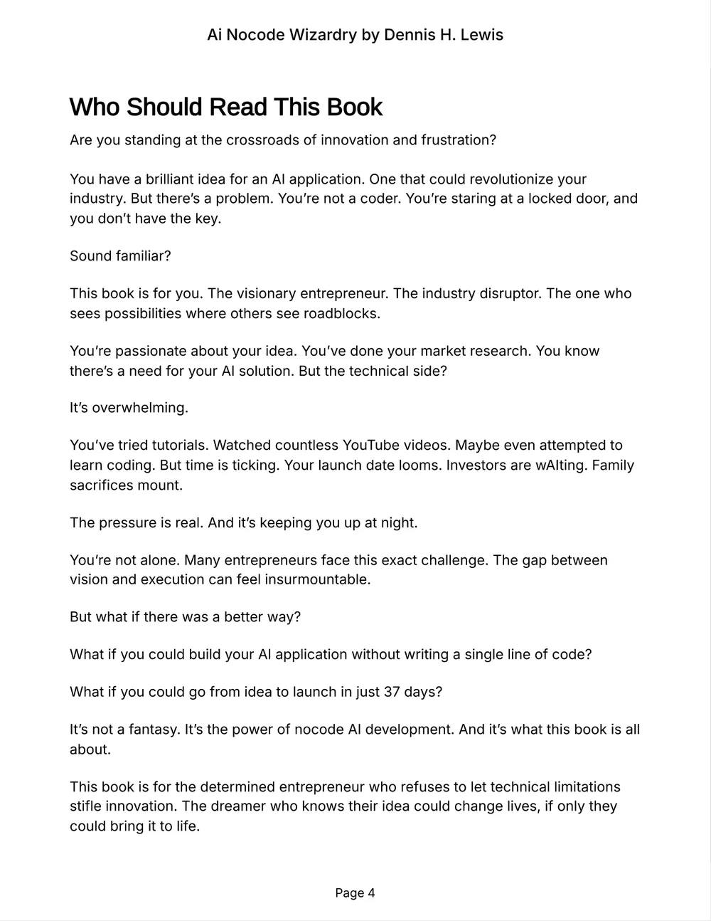 AI Nocode Wizardry, page 4