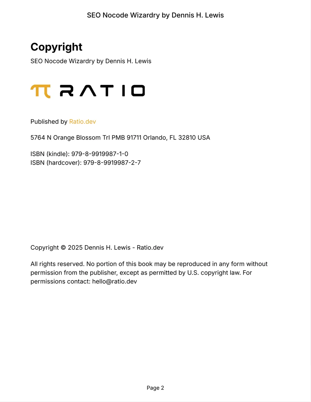 SEO Nocode Wizardry, page 2