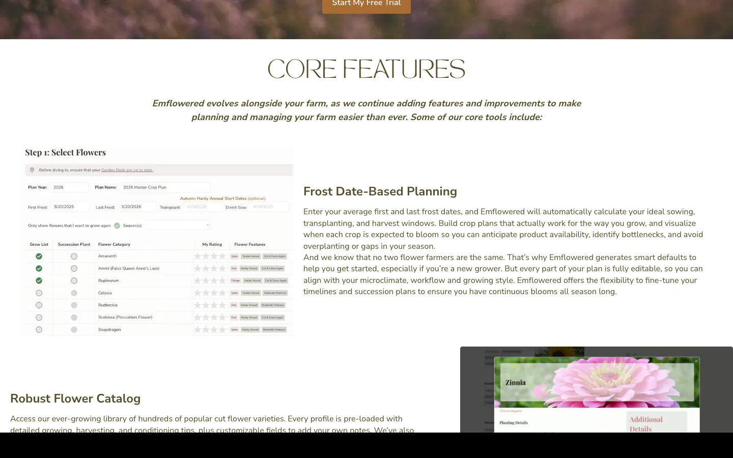 Emflowered — Planning that starts from the frost date