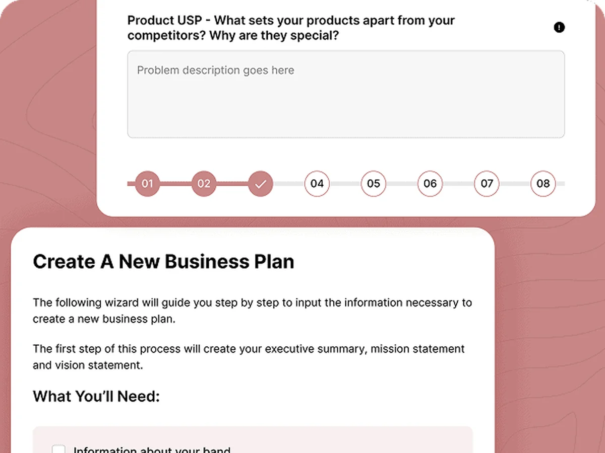 Vibe Consulting — A guided wizard instead of a blank page