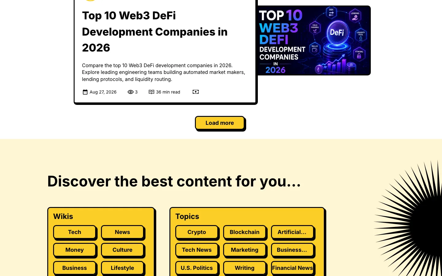 Topic rooms and wiki discovery