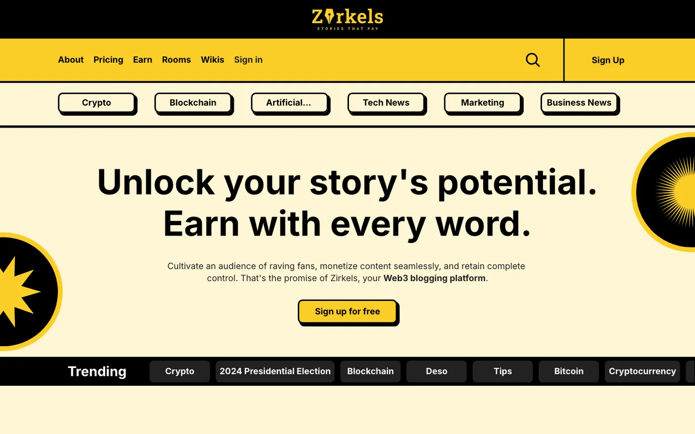 Zirkels — Publishing platform, built by ratio.dev
